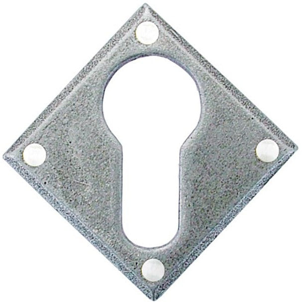 Pewter Diamond Euro Escutcheon