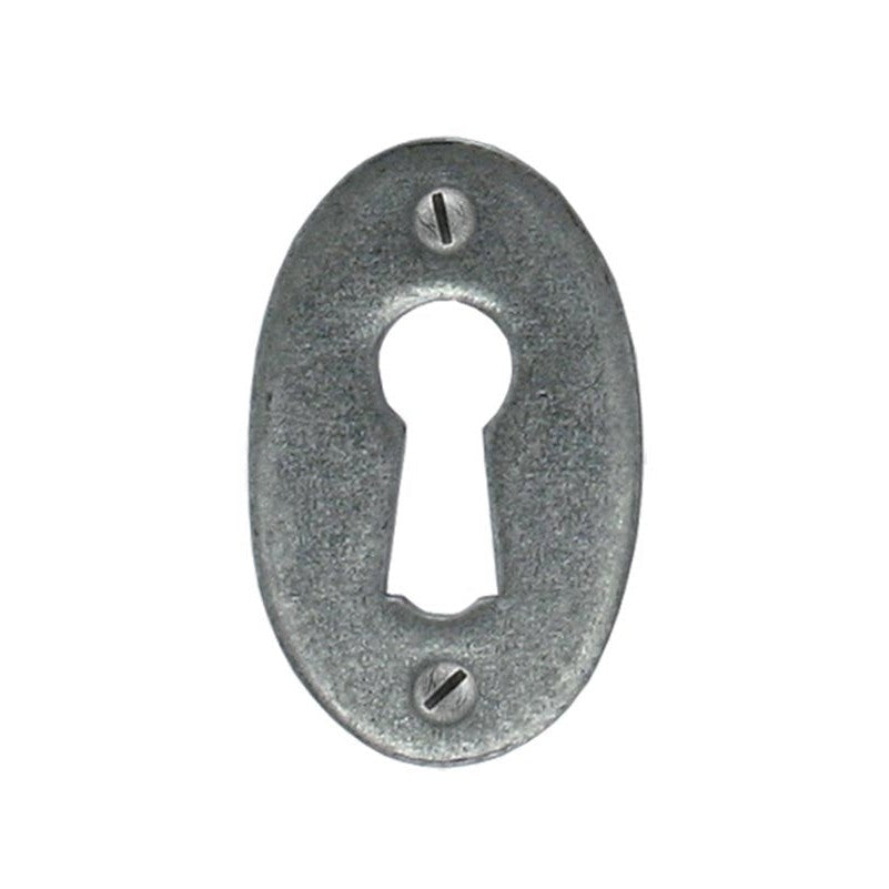 Pewter Oval Escutcheon