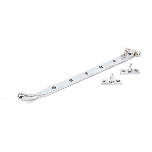 Polished Chrome 12" Peardrop Stay