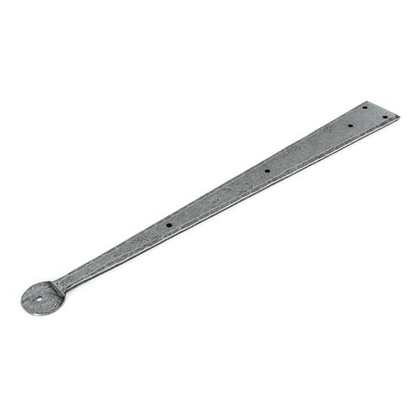 Pewter 18" Penny End Hinge Front (pair)