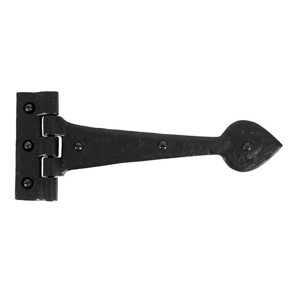 Black Textured 10½" Cast T Hinge (pair)