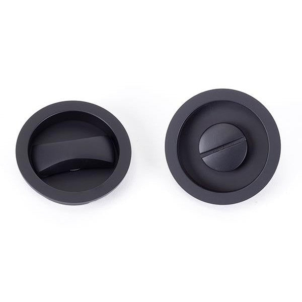 Black Sliding/Pocket Door Locking Kit