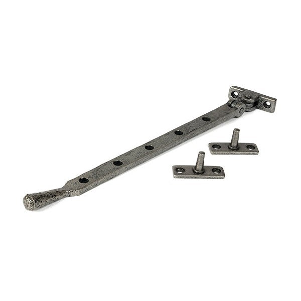 Pewter 12" Hammered Newbury Stay