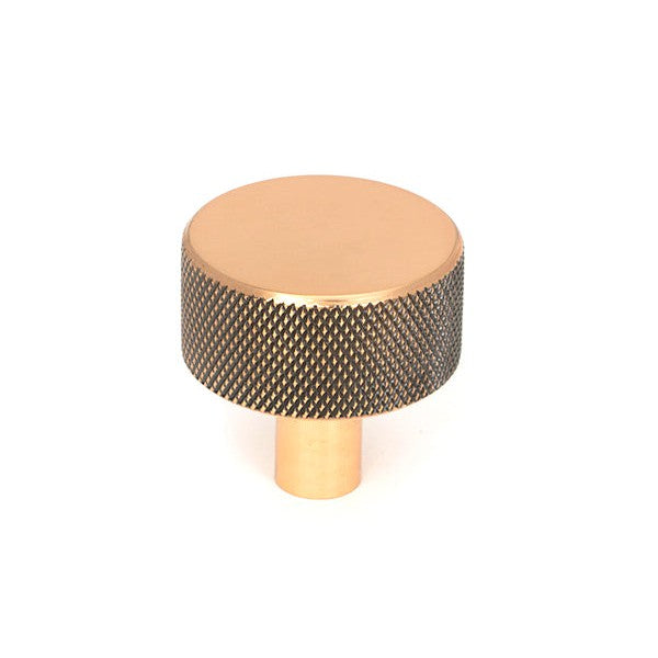 Polished Bronze Brompton Cabinet Knob - 32mm (No rose)