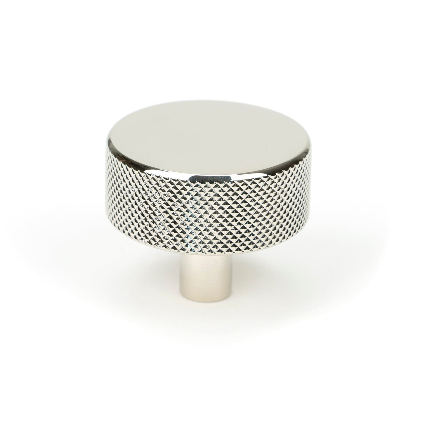 Polished Nickel Brompton Cabinet Knob - 38mm (No rose)