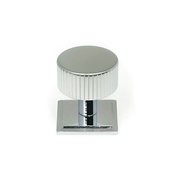 Polished Chrome Judd Cabinet Knob - 32mm (Square)