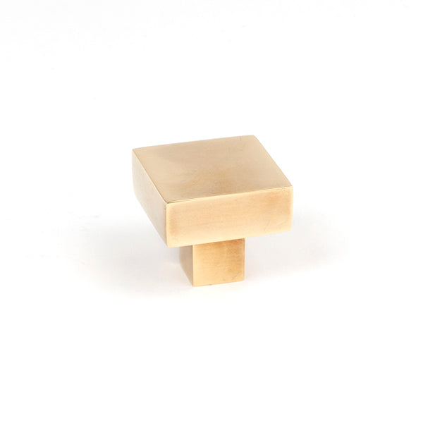 Aged Brass Albers Cabinet Knob - 30mm