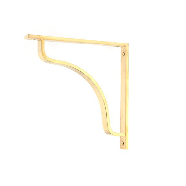 Polished Brass Abingdon Shelf Bracket (200mm x 200mm)
