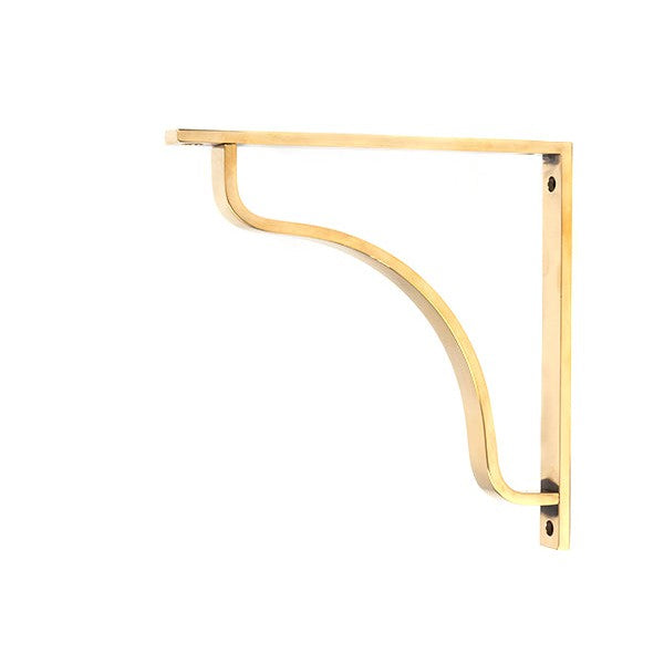 Aged Brass Abingdon Shelf Bracket (200mm x 200mm)