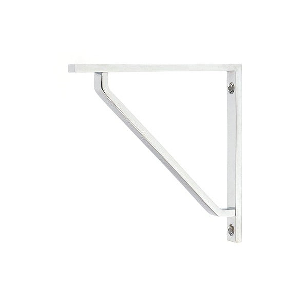 Polished Chrome Barton Shelf Bracket (150mm x 150mm)
