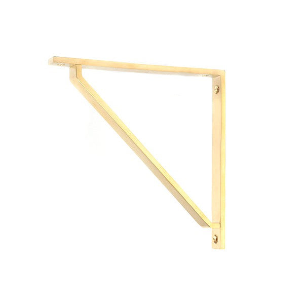 Polished Brass Barton Shelf Bracket (200mm x 200mm)