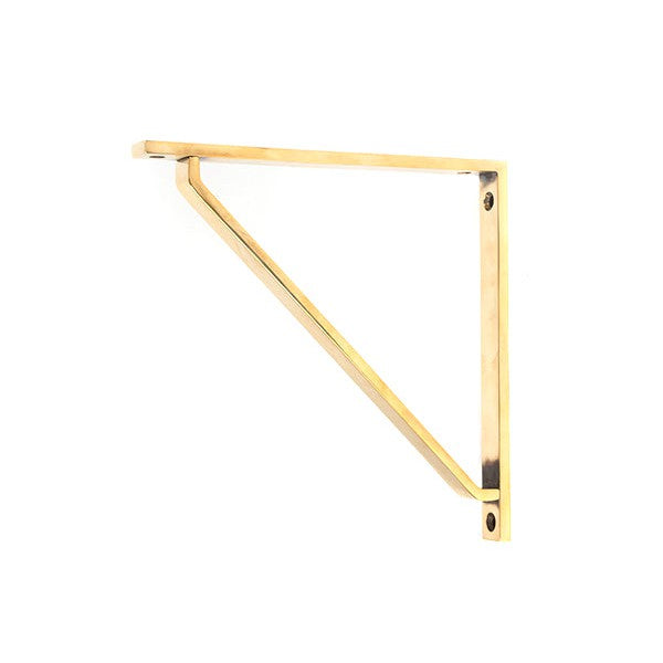 Aged Brass Barton Shelf Bracket (200mm x 200mm)