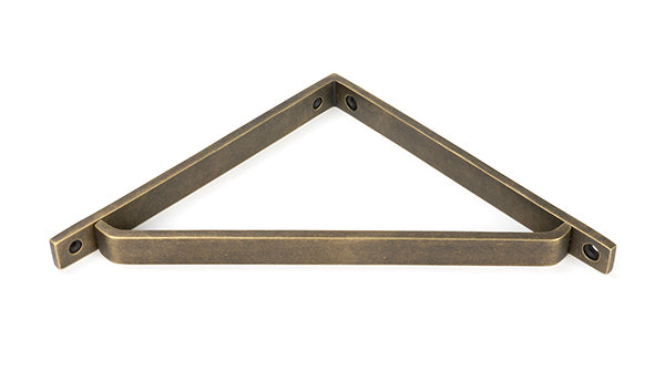 Burnished Brass Barton Shelf Bracket (200mm x 200mm)