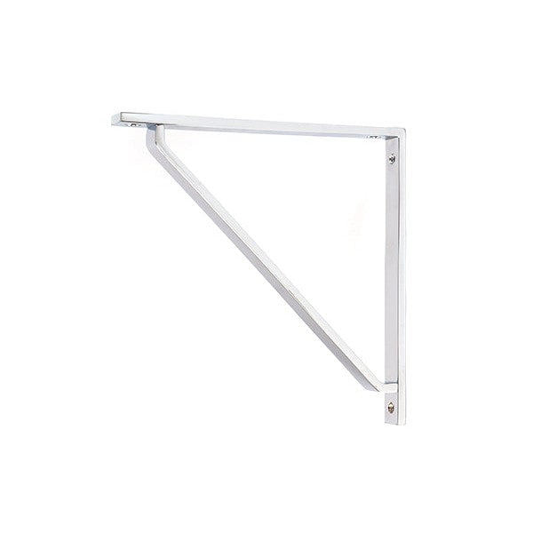 Polished Chrome Barton Shelf Bracket (200mm x 200mm)