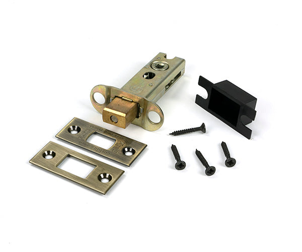 Aged Brass 3" Heavy Duty Tubular Deadbolt