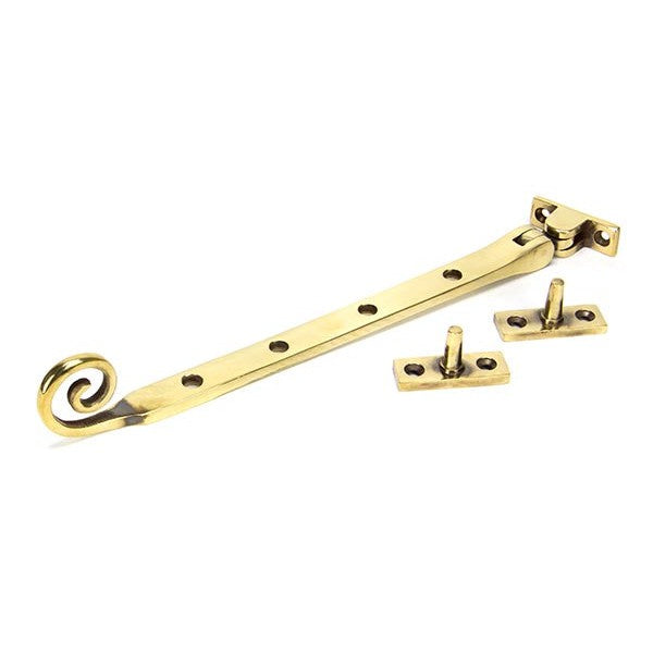 Aged Brass 10" Monkeytail Stay