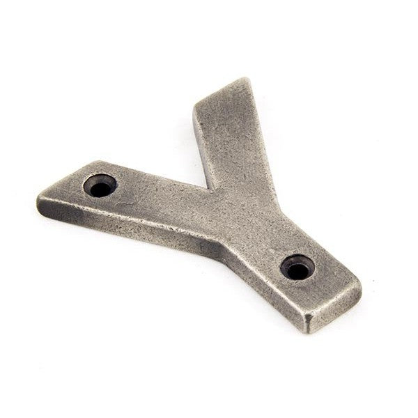 Antique Pewter Letter Y