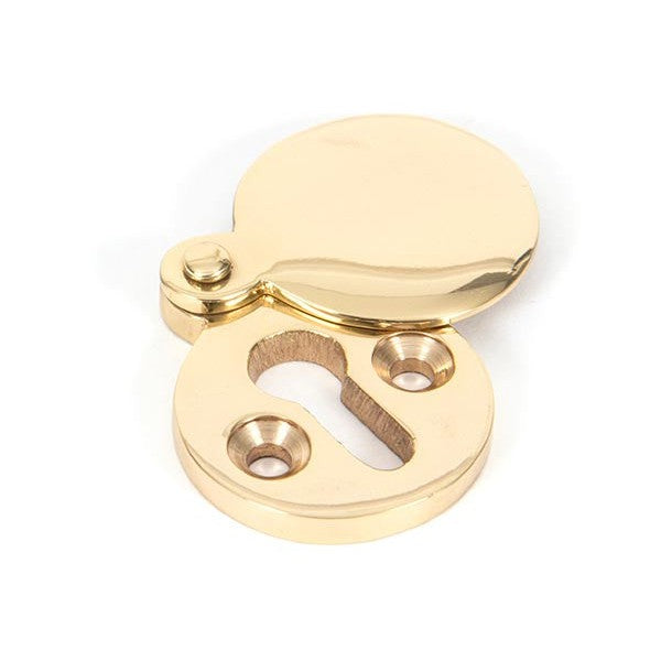 Polished Brass 30mm Round Escutcheon