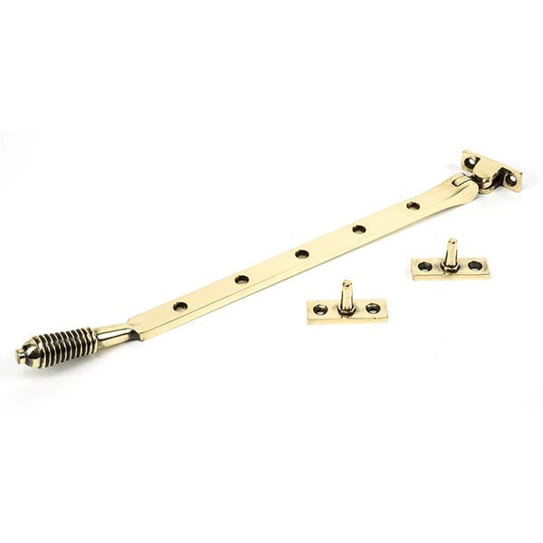 Aged Brass 12" Reeded Stay