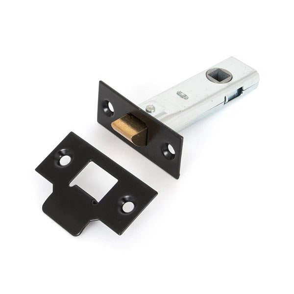 Black 3" Tubular Mortice Latch