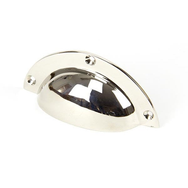 Polished Nickel 4" Plain Drawer Pull