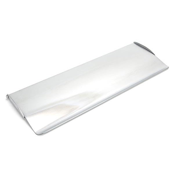 Satin Chrome Large Letter Plate Cover