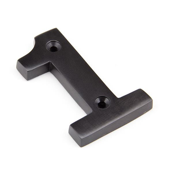 Aged Bronze Numeral 1