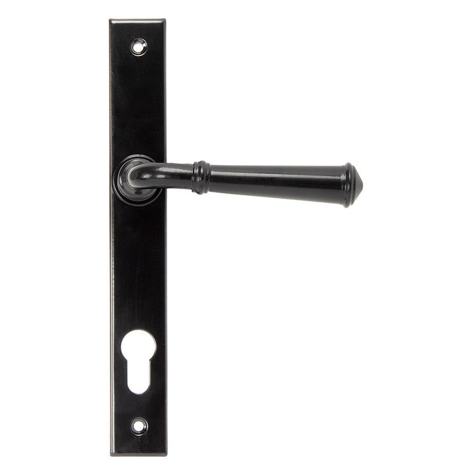 Black Regency Slimline Lever Espag. Lock Set