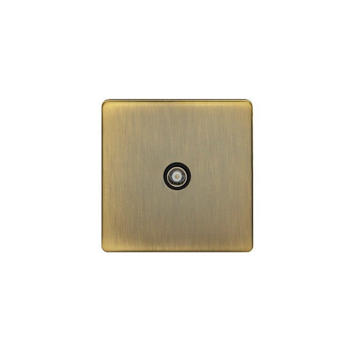 Concealed 3mm Tv - Antique Brass