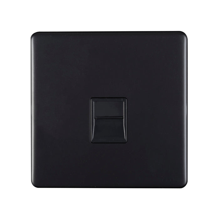 Concealed 3mm Telephone Master - Matt Black