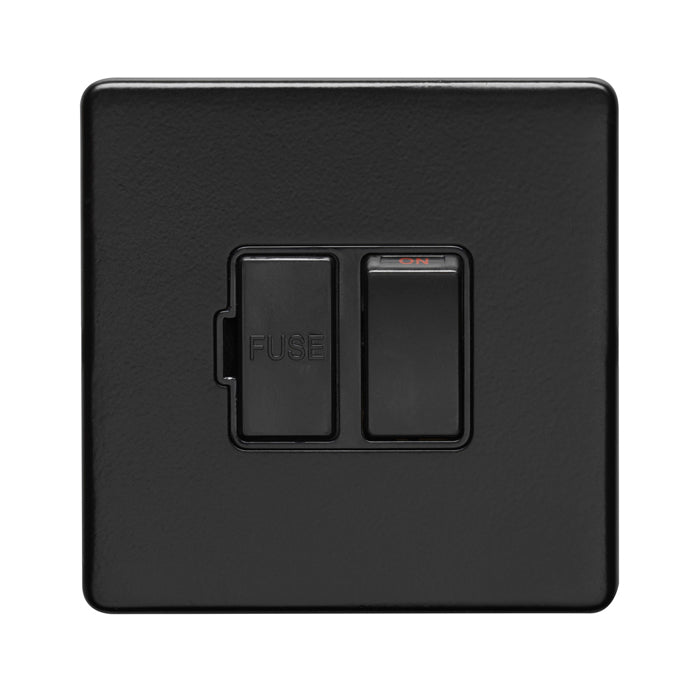 Concealed 3mm Switched Fuse Spur - Matt Black