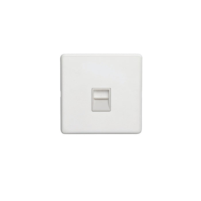 Concealed 3mm Telephone Master - Matt White