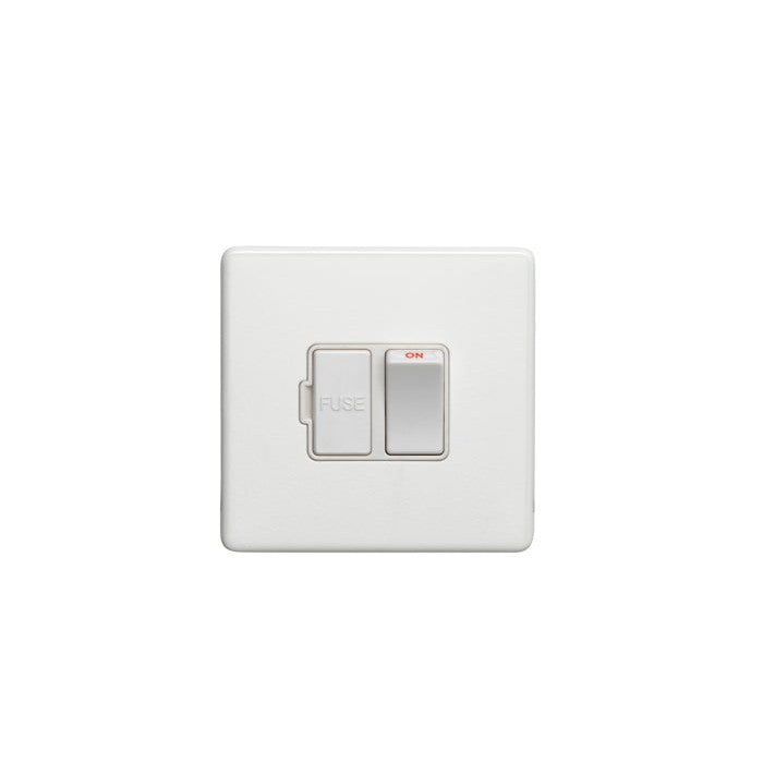 Concealed 3mm Switched Fuse Spur - Matt White