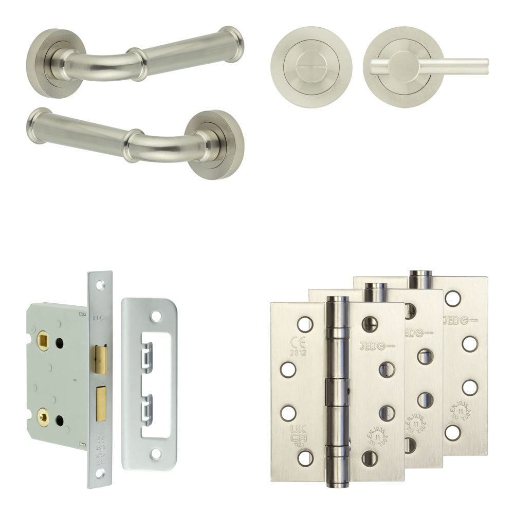 Classic Bathroom Lock Pack – Plain Thumb Turn