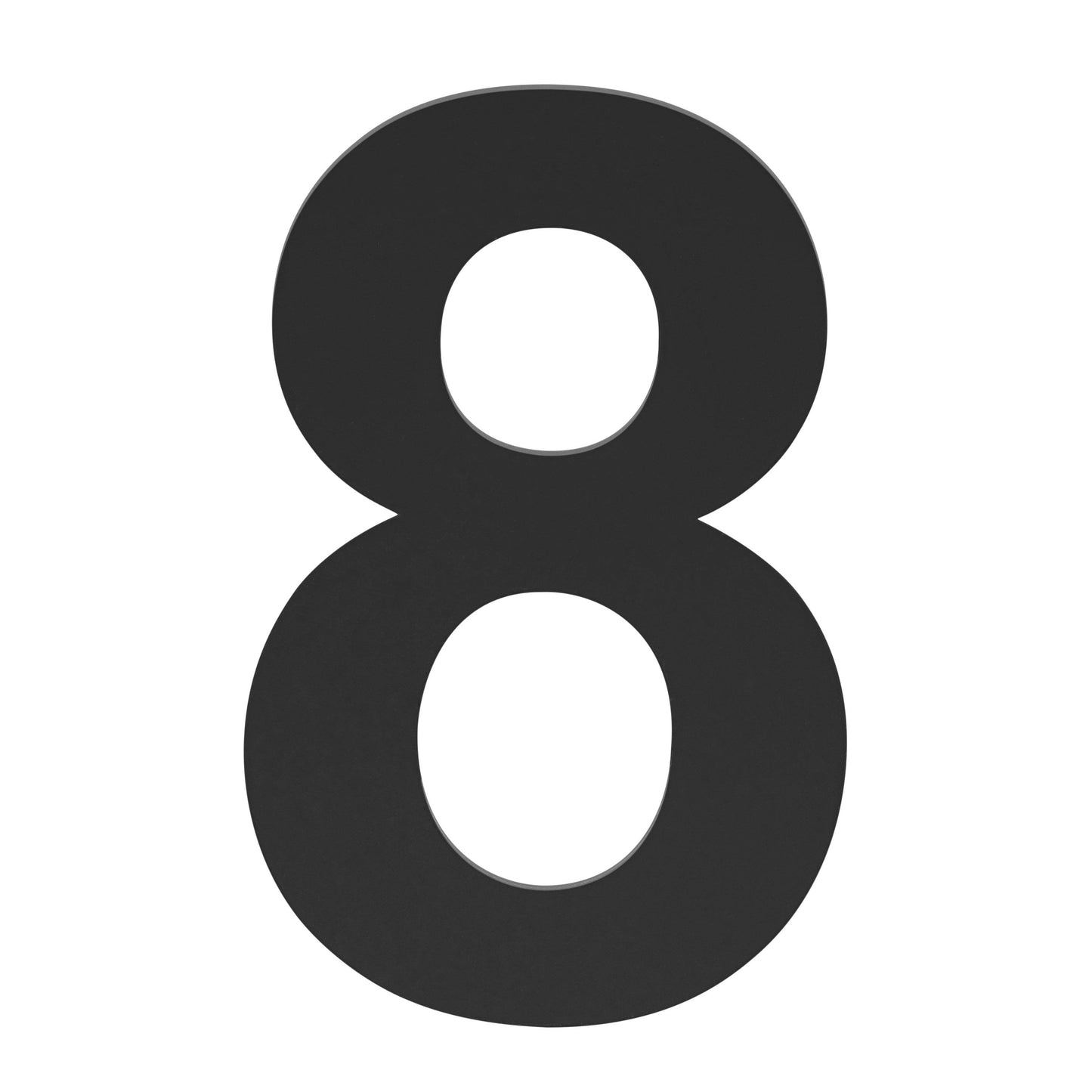 LBHN100-8 - Numeral With Concealed Stand Off Bush Fixings