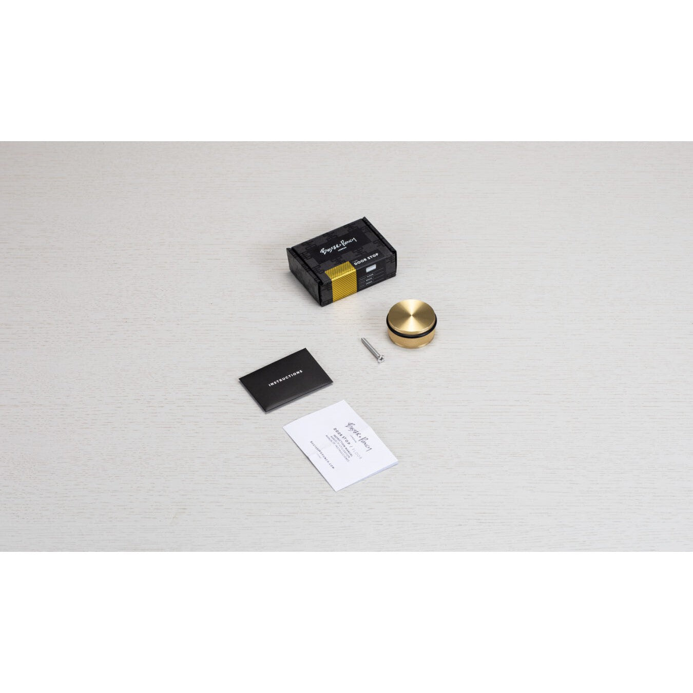 DOOR STOP / FLOOR / SMOKED BRONZE