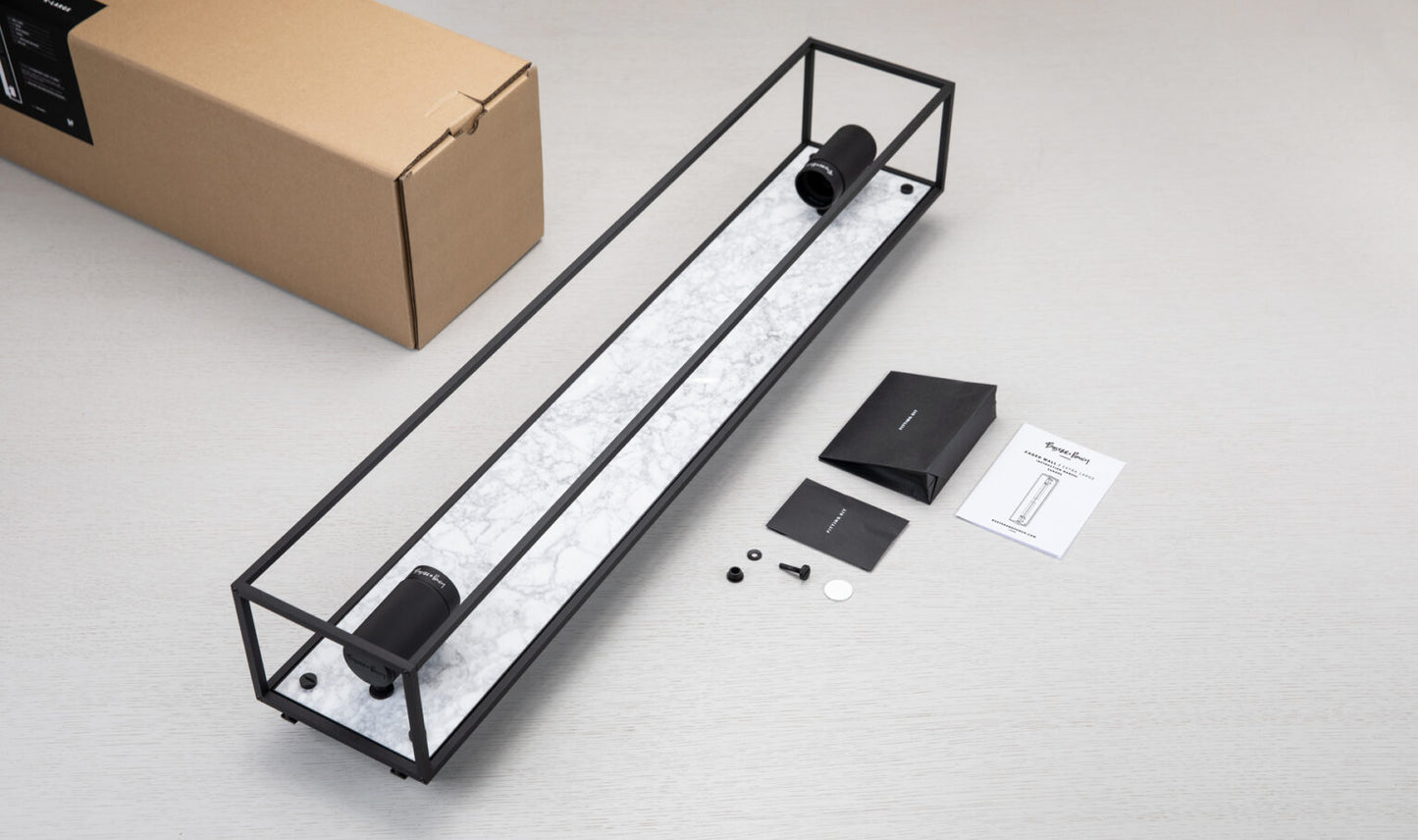 CAGED WALL / X-LARGE / WHITE MARBLE