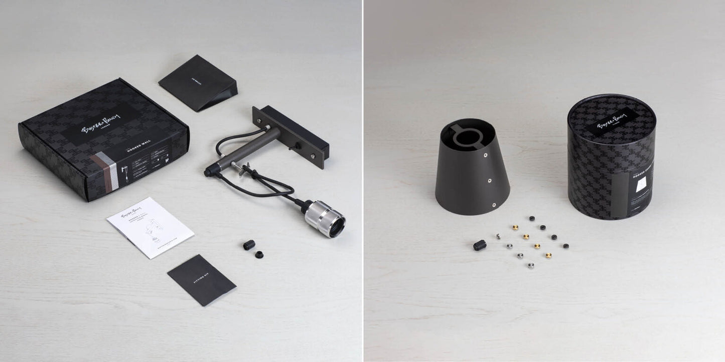 HOOKED WALL / SMALL / GRAPHITE / STEEL