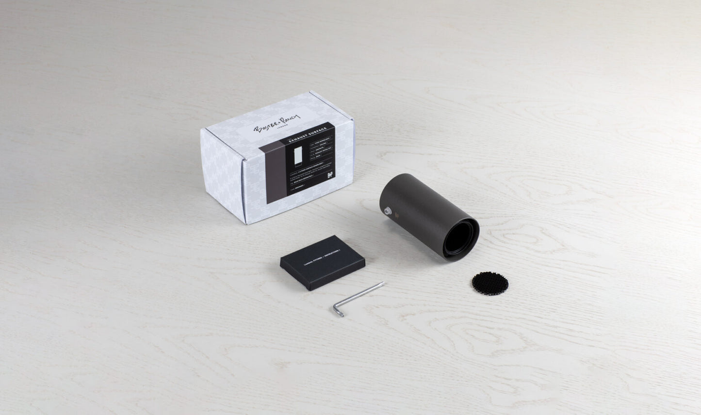 EXHAUST SURFACE / LINEAR / GRAPHITE / BRASS