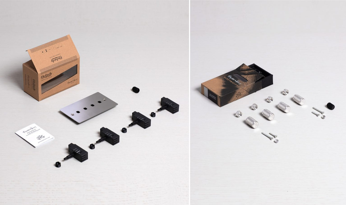 4G DIMMER / 120W / STEEL / BRASS