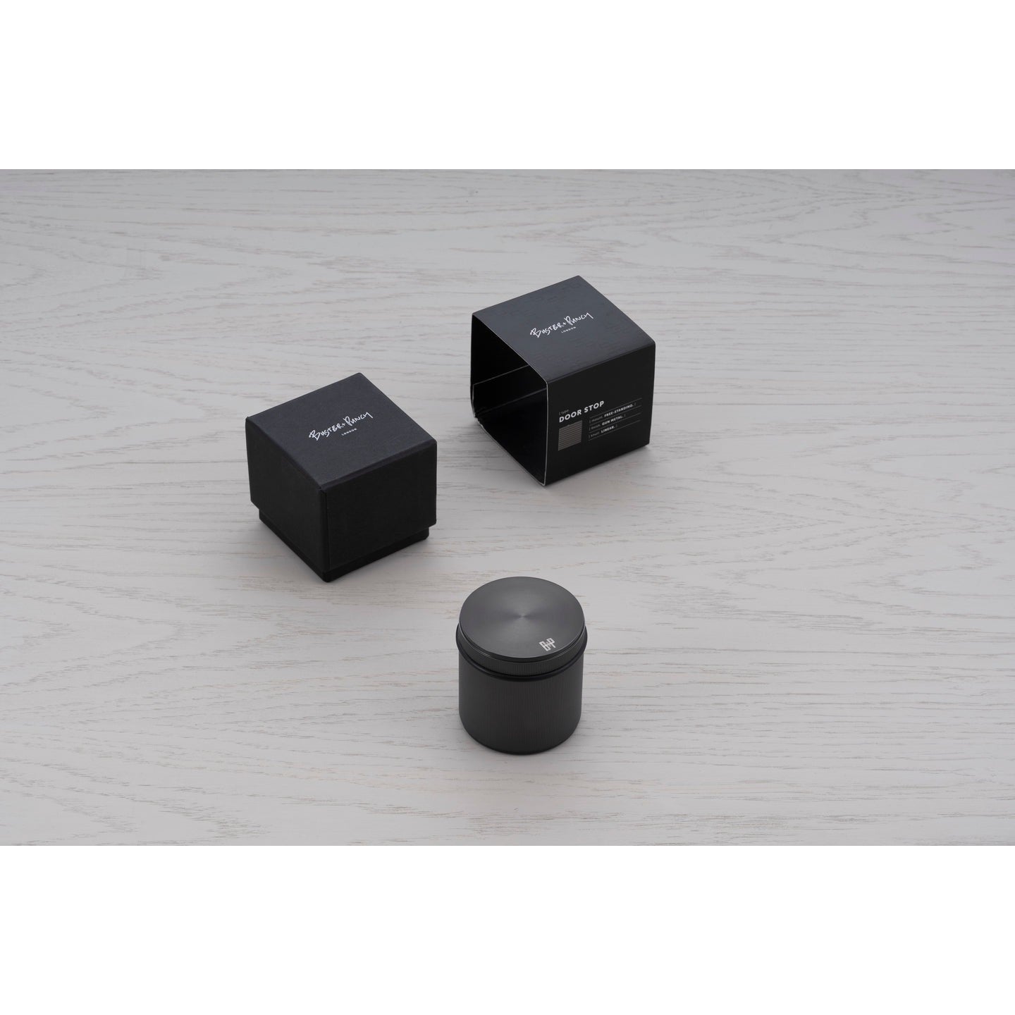 DOOR STOP / FREESTANDING / GUN METAL