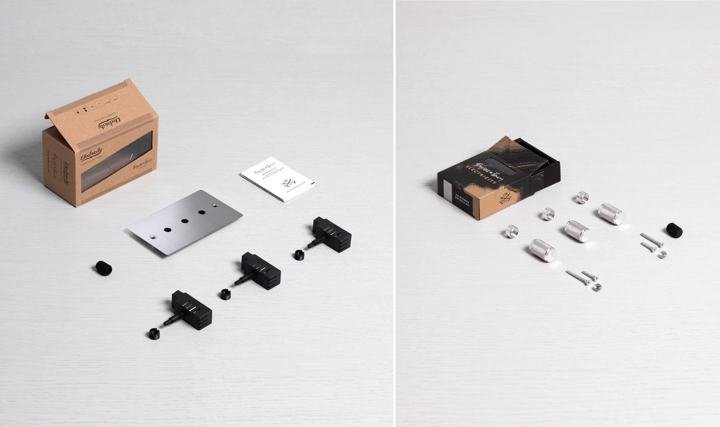 3G DIMMER / 120W / STEEL / BRASS