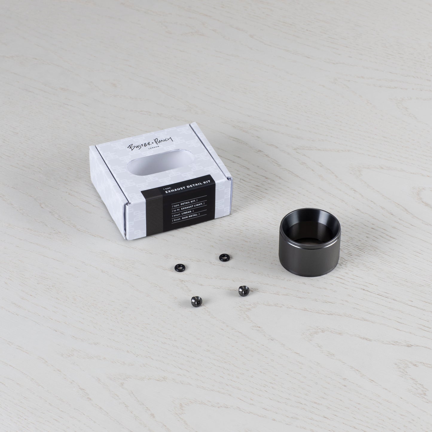 EXHAUST / LINEAR / DETAIL KIT / GUN METAL