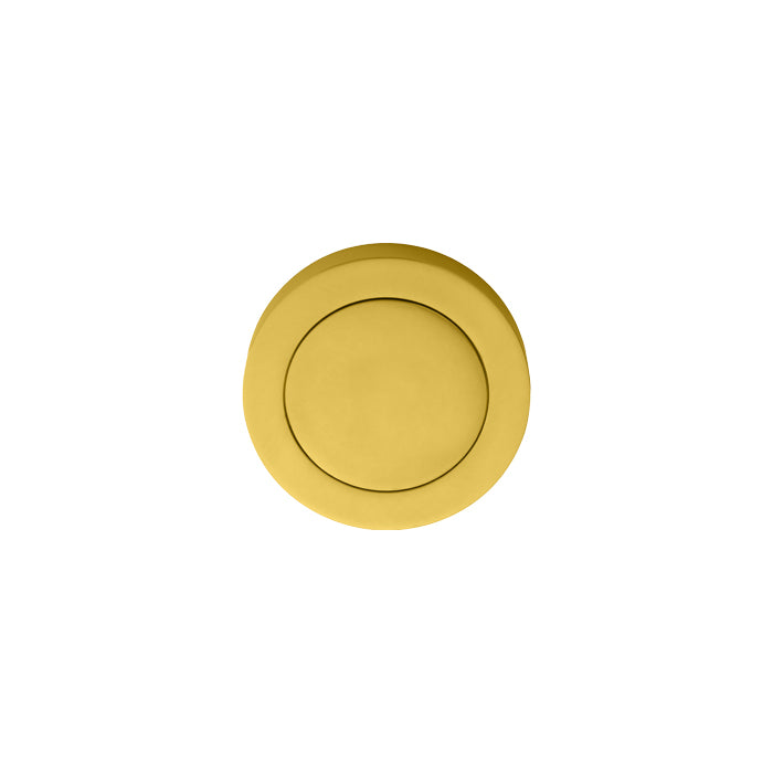 Blank Escutcheon in Polished Brass
