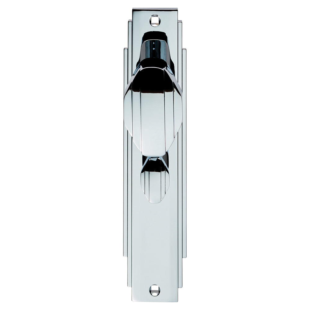 Art Deco Knob on WC Backplate