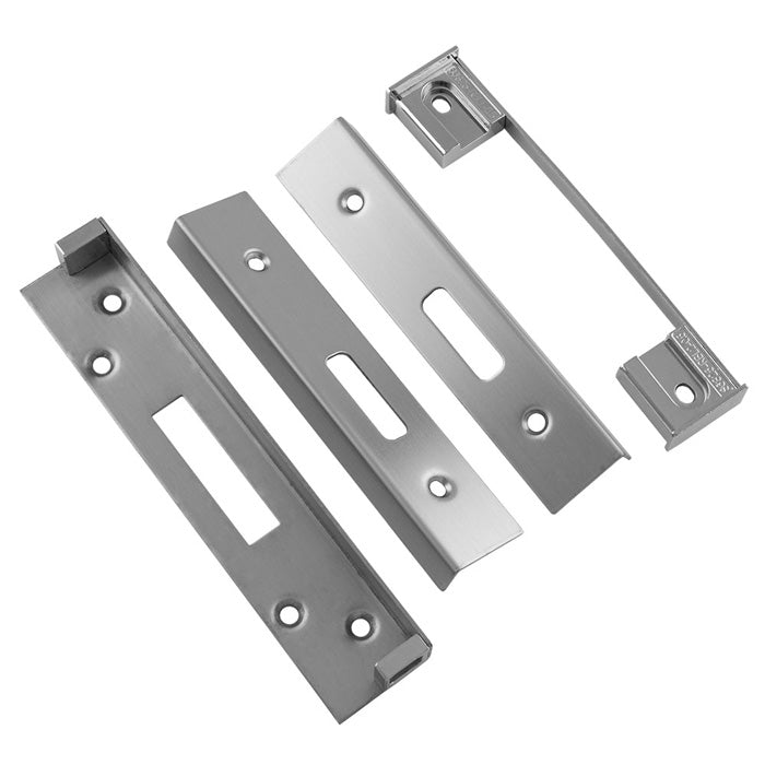 BS Rebate Set (Deadlock) Cylinder-Satin Stainless Steel