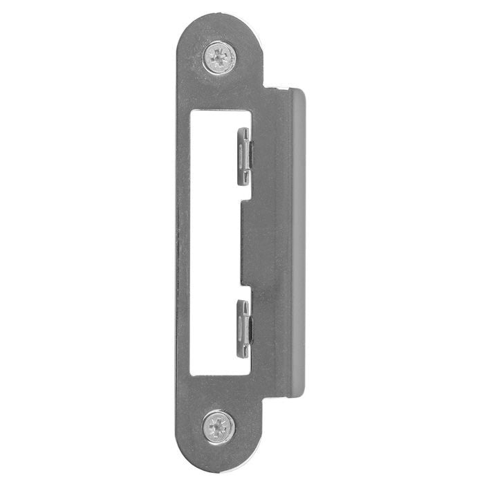 EUROSPEC strike plate dust box & fixings - lse/bae - radius
- nickel plated -