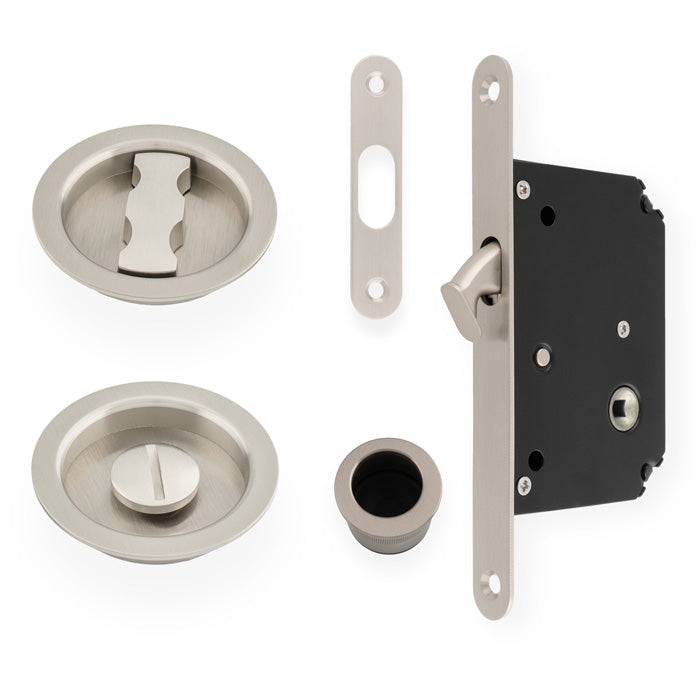 Radius Sliding Door Lock Set