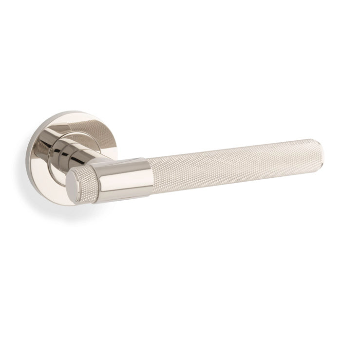Knurled Kingstone Lever on Round Rose