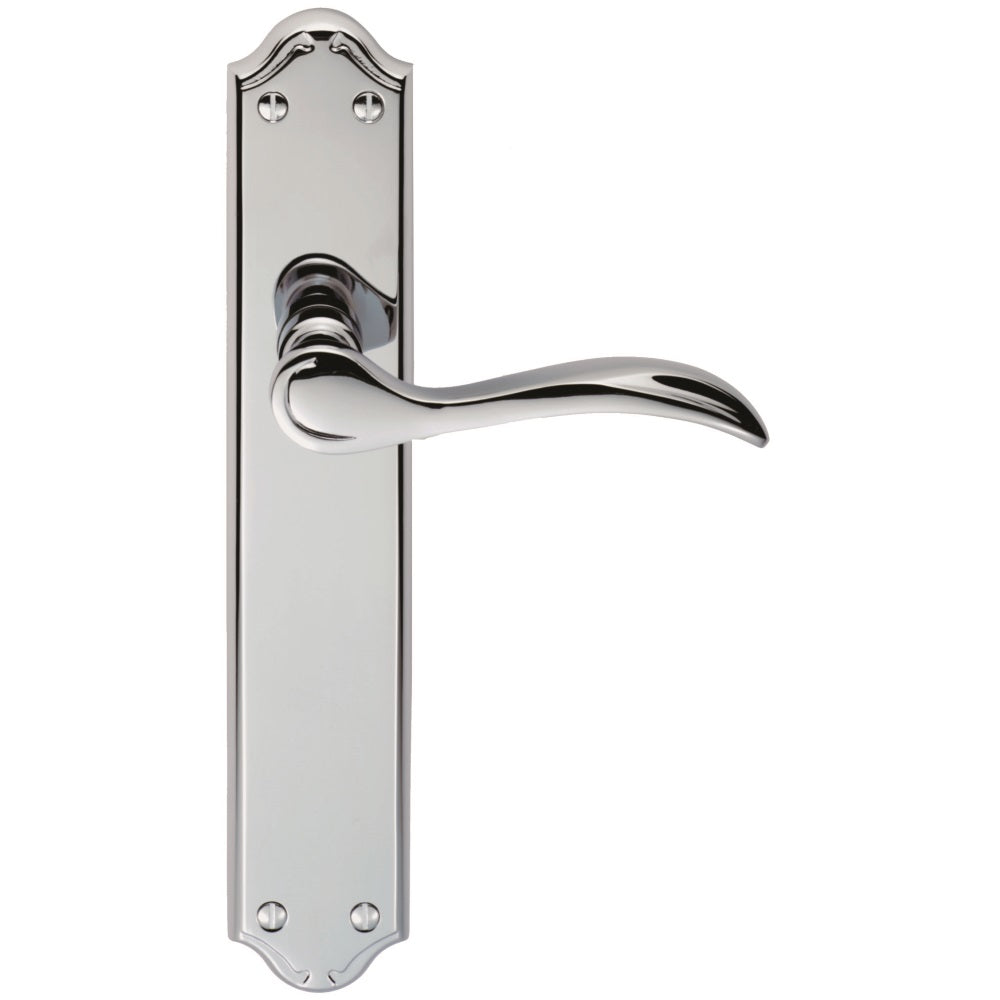 Madrid Lever on Long Latch Backplate